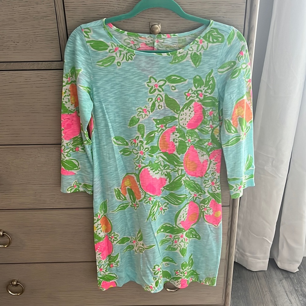 Lilly Pulitzer Pink Lemonade Marlowe T-shirt dress